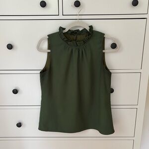 Olive green blouse